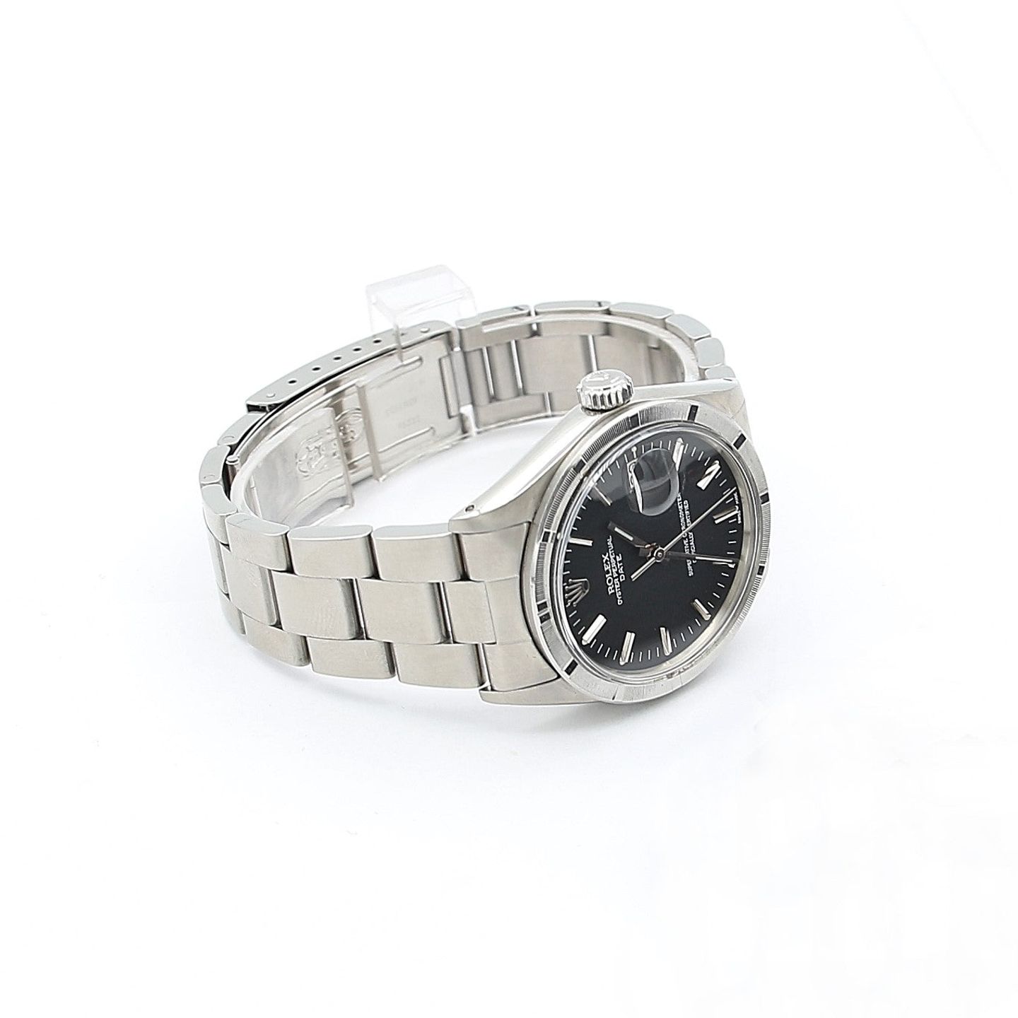 Rolex Oyster Perpetual Date 1501 (Unknown (random serial)) - Black dial 34 mm Steel case (5/7)