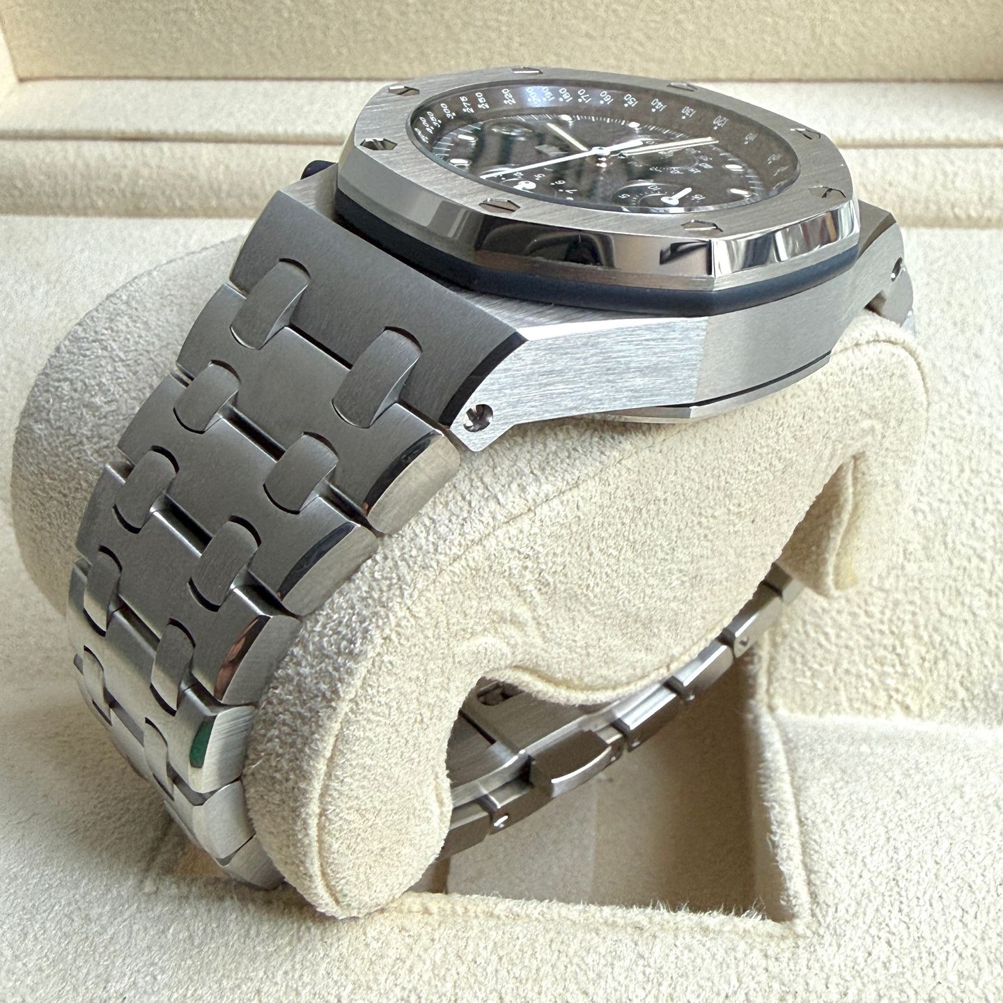 Audemars Piguet Royal Oak Offshore Chronograph 26238ST.OO.2000ST.01 (2023) - Blue dial 42 mm Steel case (8/14)