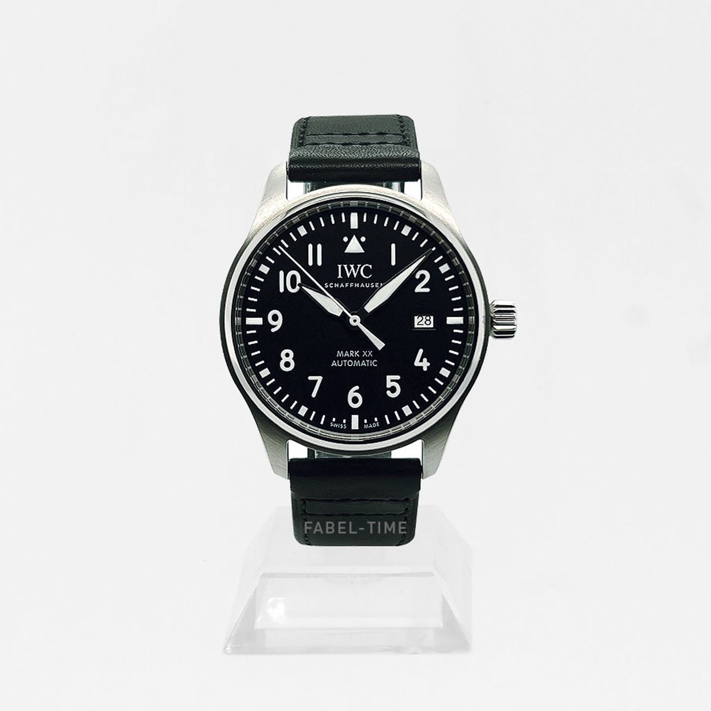 IWC Pilot Mark IW328201 (2024) - Zwart wijzerplaat 40mm Staal (1/1)