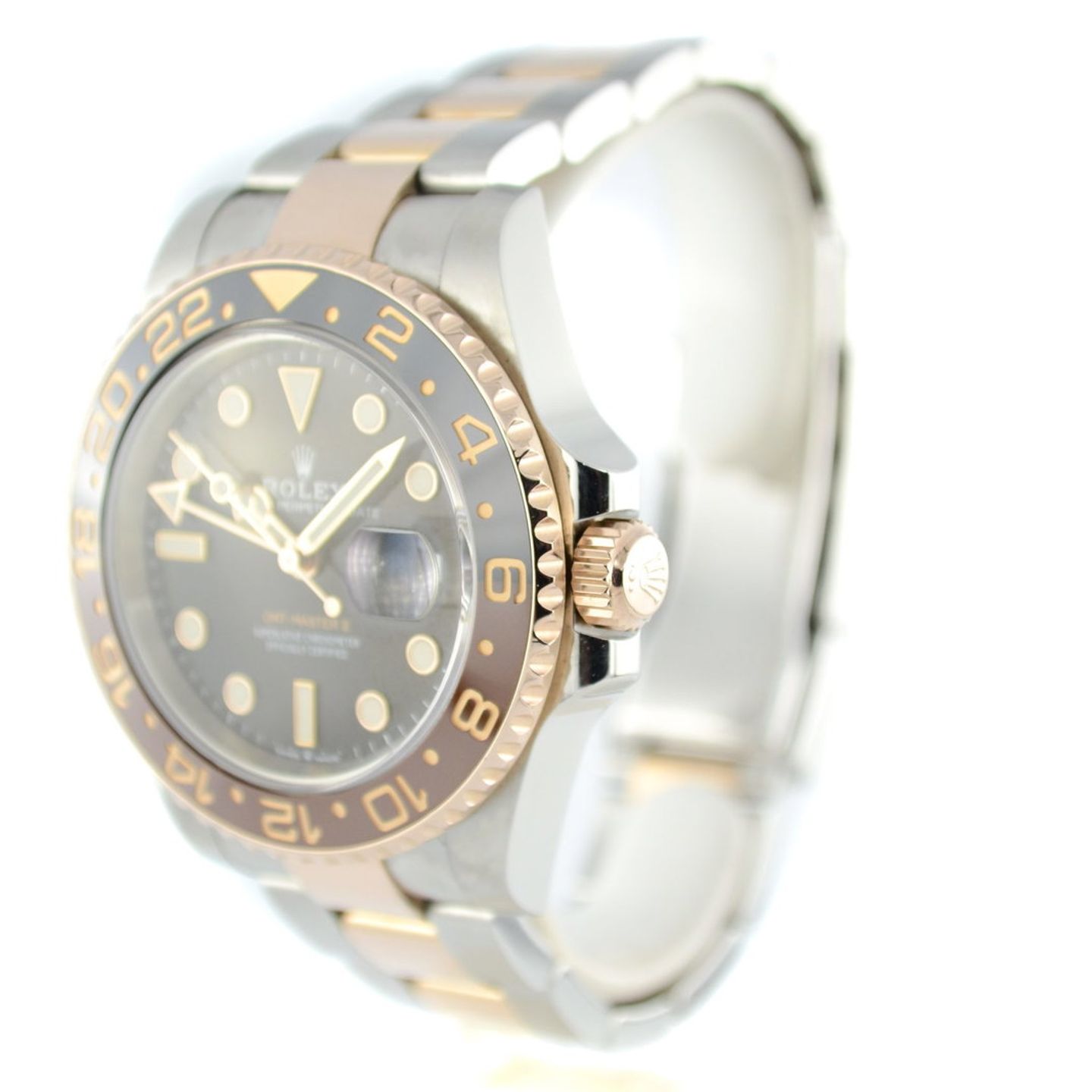 Rolex GMT-Master II 126711CHNR (2021) - Black dial 40 mm Gold/Steel case (2/7)