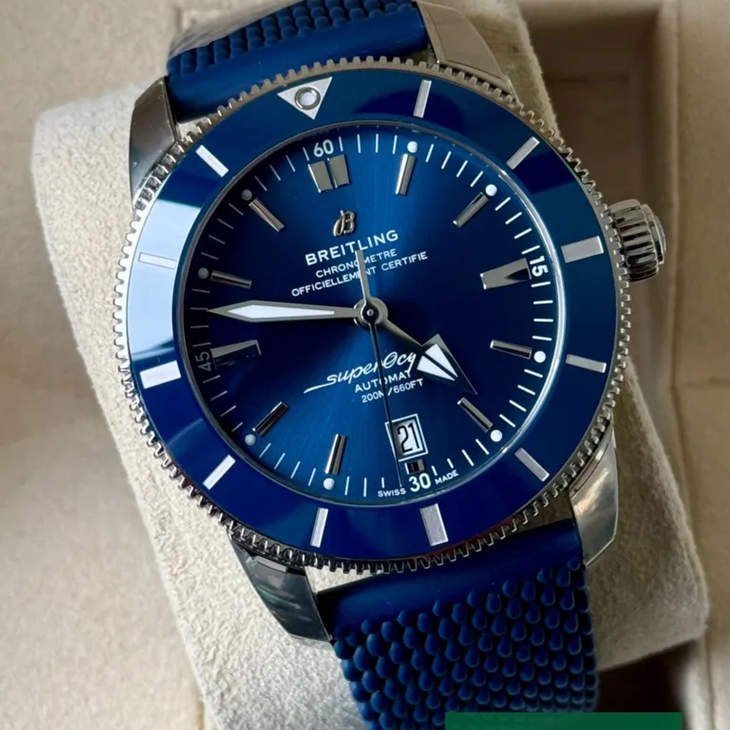 Breitling Superocean Heritage II 46 AB2020161C1S1 (2025) - Blue dial 46 mm Steel case (1/7)