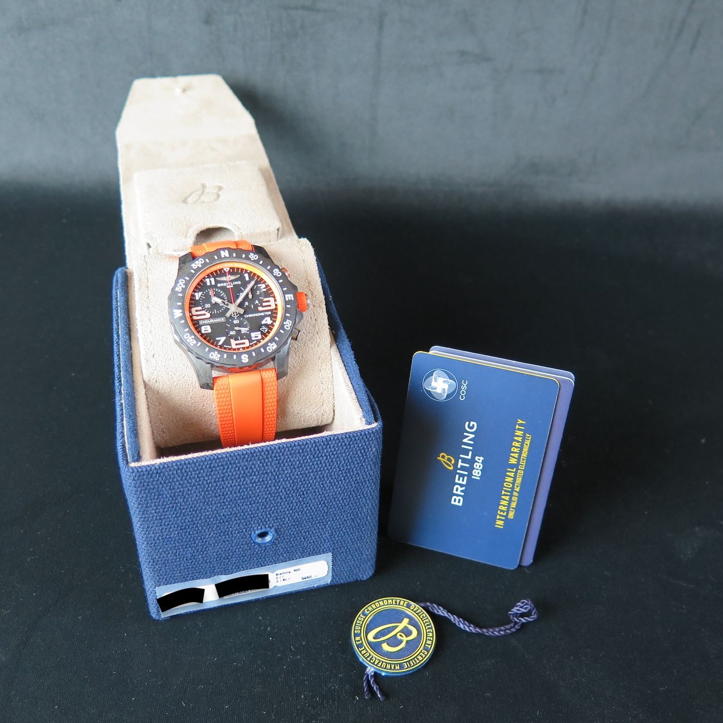 Breitling Endurance Pro X82310A51B1S2 (2024) - Zwart wijzerplaat 45mm Plastic (8/8)