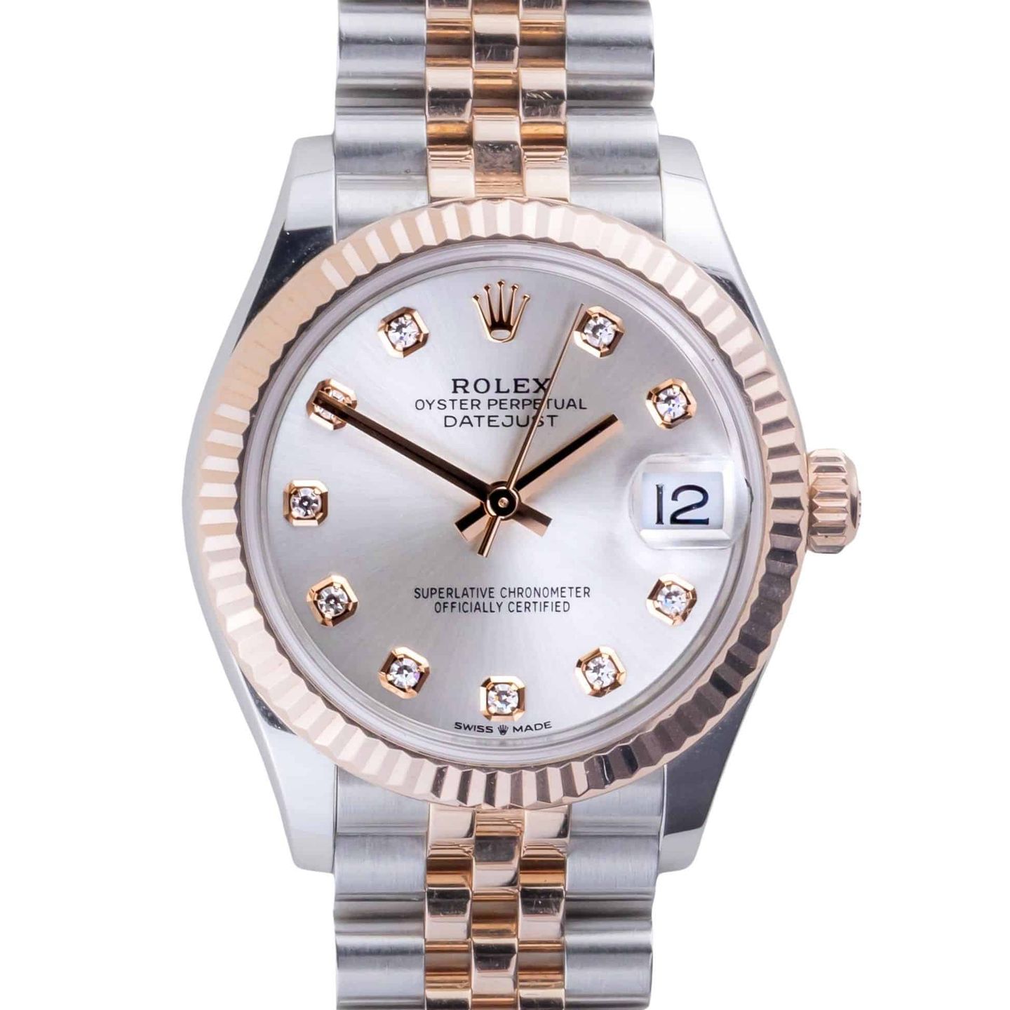 Rolex Datejust 31 278271 (2022) - Zilver wijzerplaat 31mm Goud/Staal (3/8)