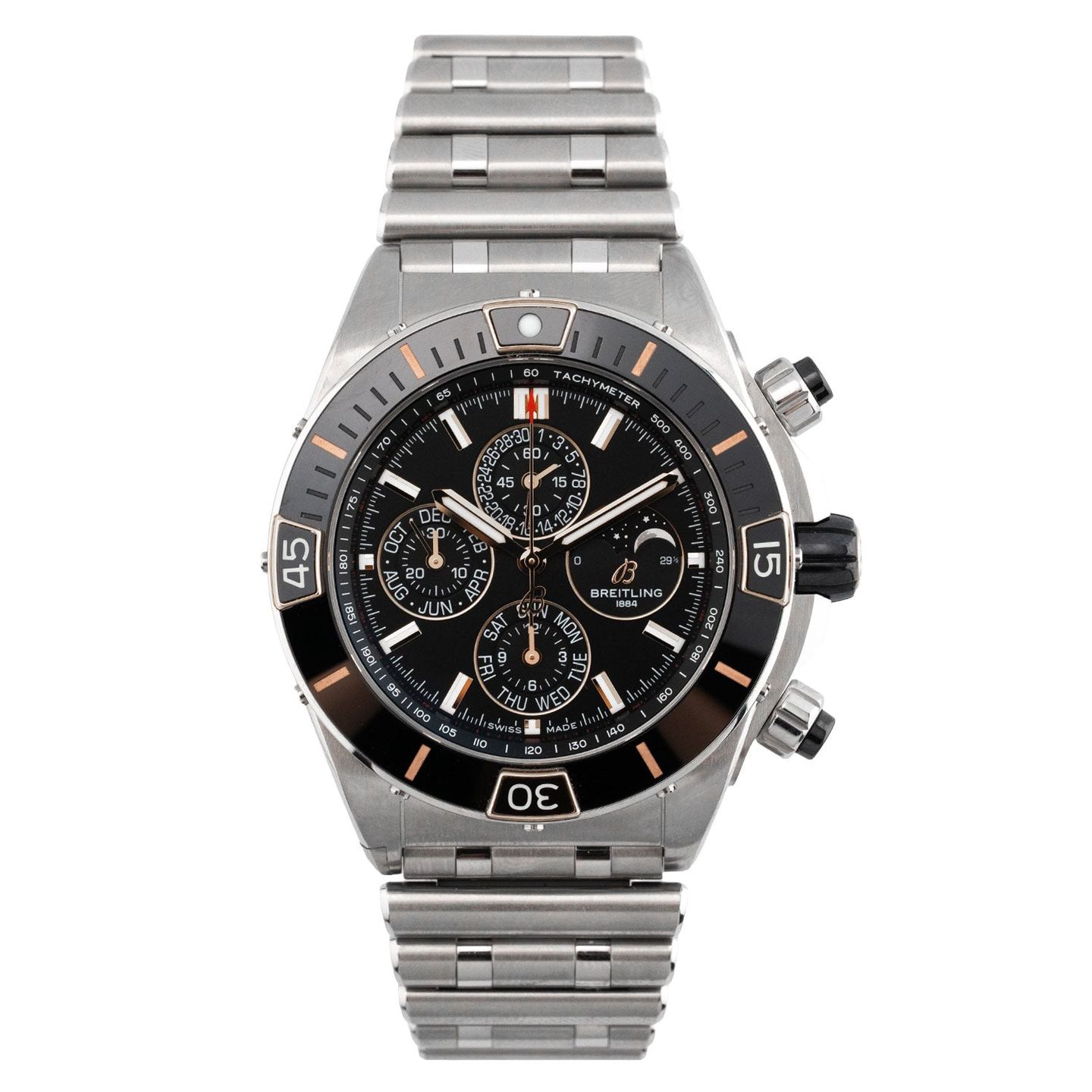 Breitling Chronomat I19320251B1A1 (2025) - Zwart wijzerplaat 44mm Staal (1/6)