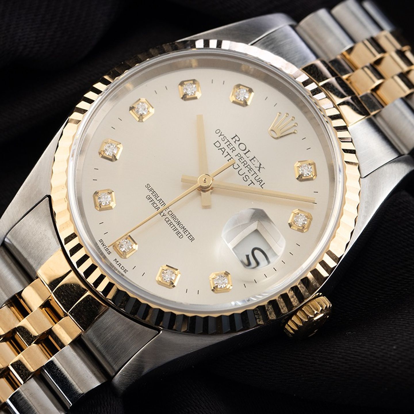 Rolex Datejust 31 68273 (1995) - 31 mm Gold/Steel case (3/8)