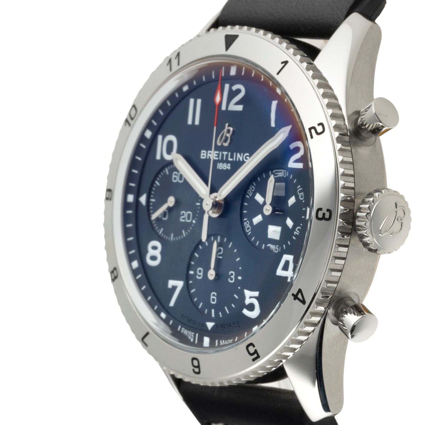 Breitling Classic AVI A233801A1C1X1 (Onbekend (willekeurig serienummer)) - Blauw wijzerplaat 42mm Staal (6/8)