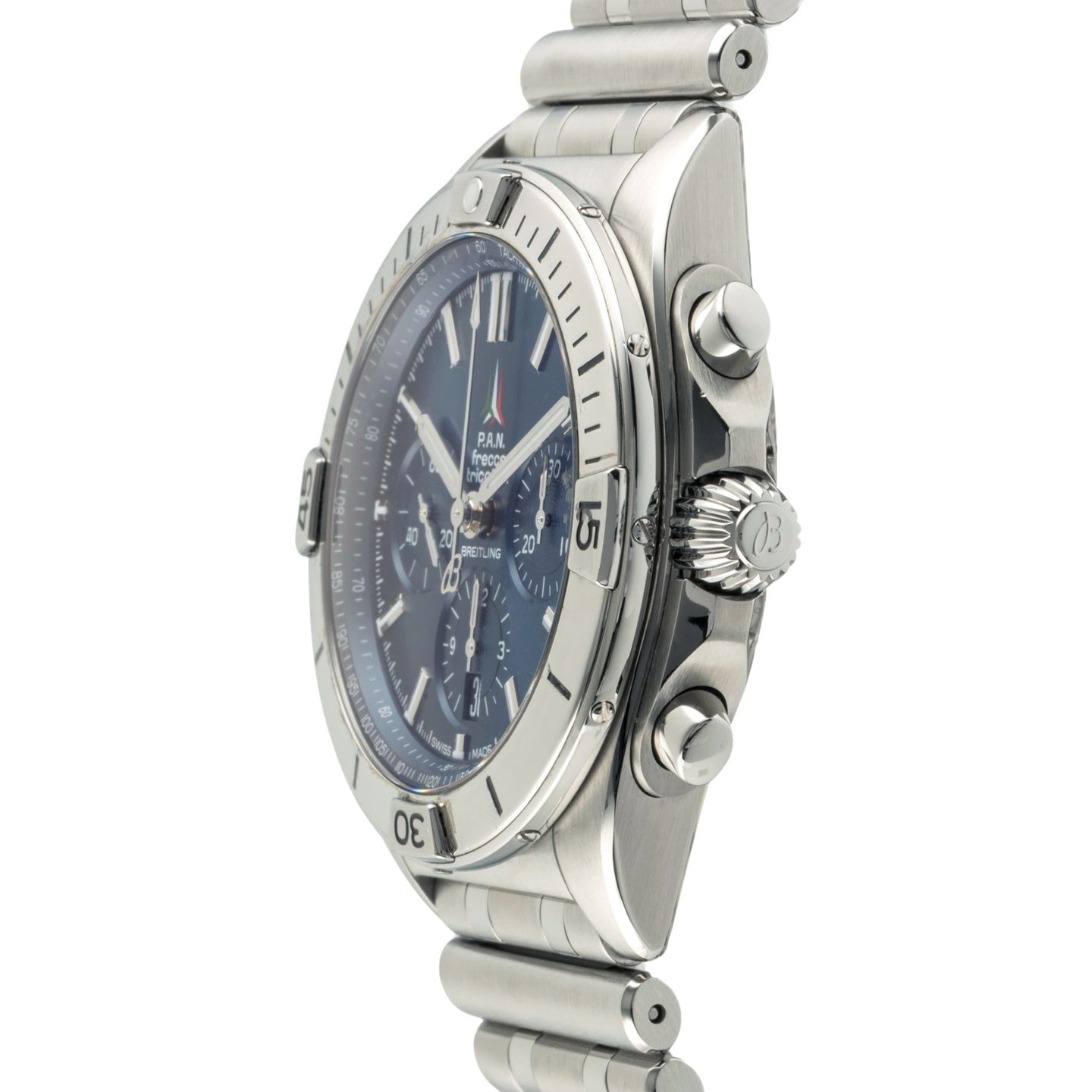 Breitling Chronomat 42 AB01344A1C1A1 (2020) - Blauw wijzerplaat 42mm Staal (6/8)