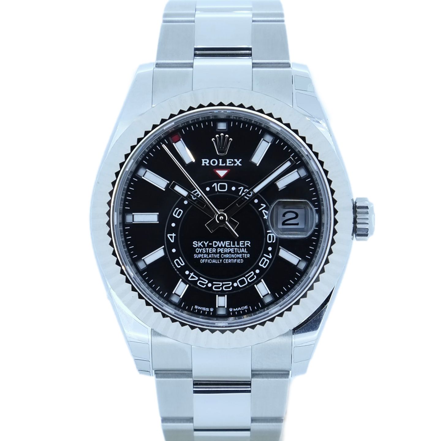 Rolex Sky-Dweller 326934 (2024) - Blauw wijzerplaat 42mm Staal (1/1)