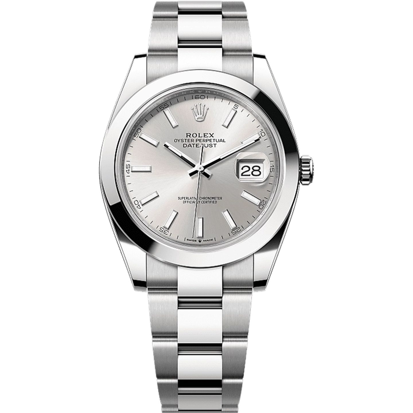 Rolex Datejust 41 126300 (2025) - Zilver wijzerplaat 41mm Staal (1/1)
