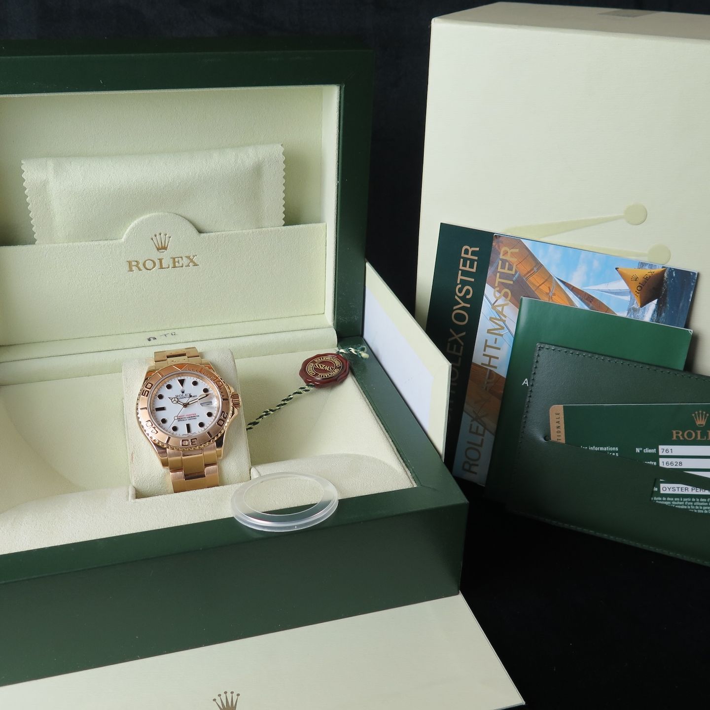 Rolex Yacht-Master 40 16628 (2007) - 40mm Geelgoud (8/8)