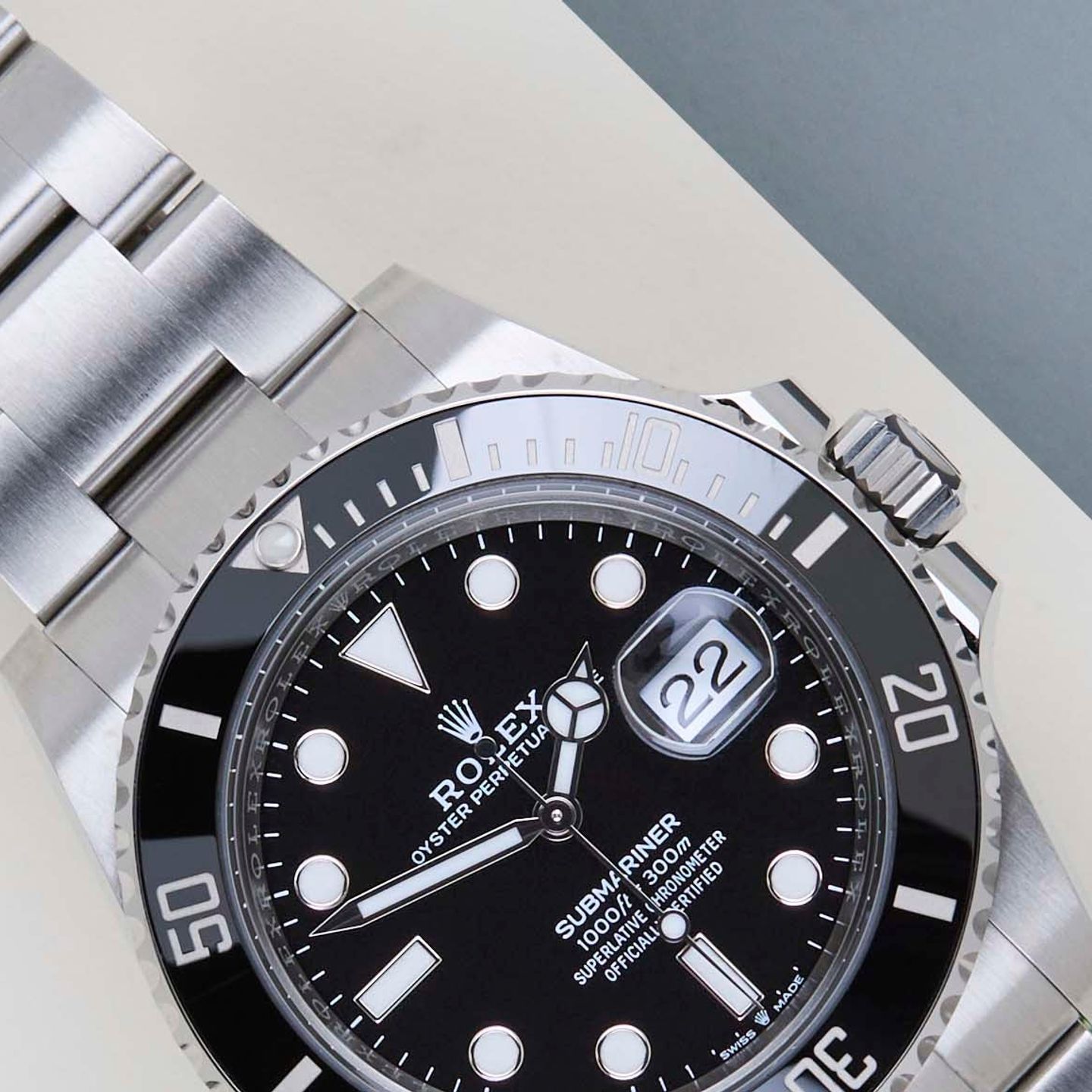 Rolex Submariner Date 126610LN (2025) - Zwart wijzerplaat 41mm Staal (3/8)