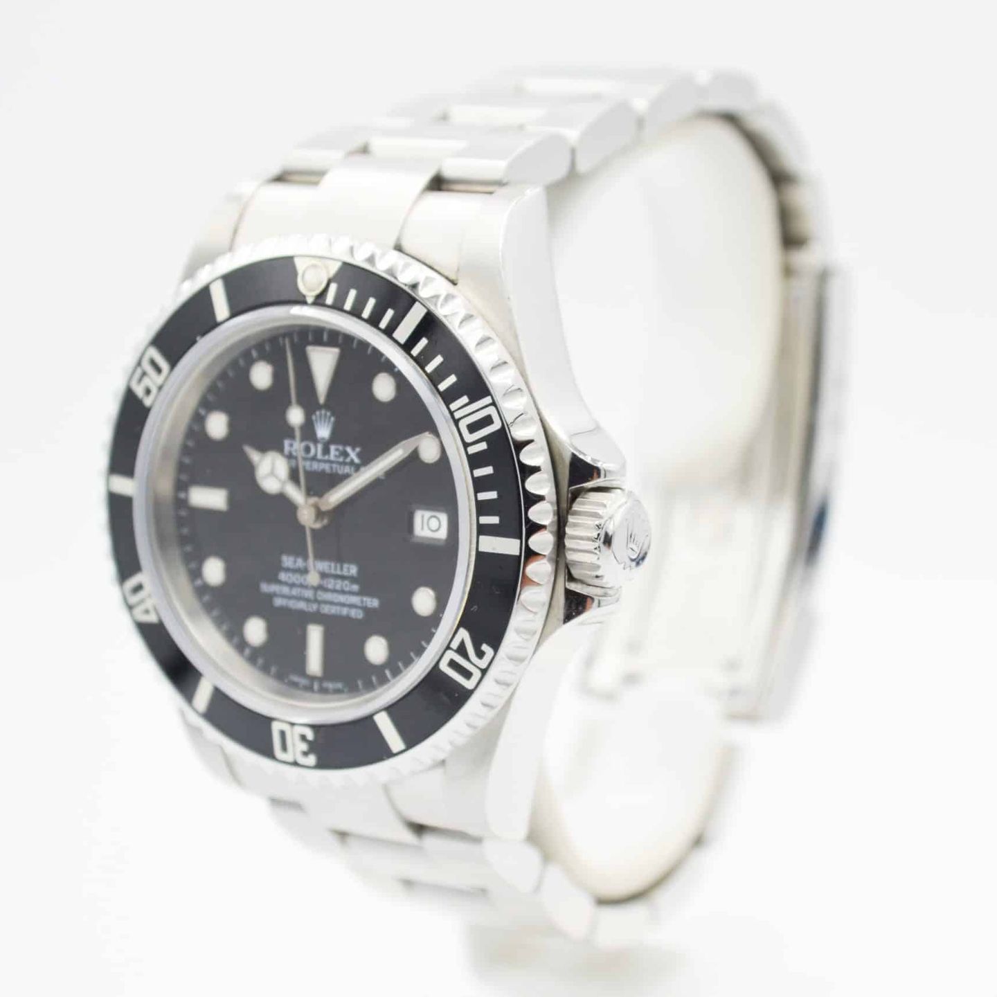 Rolex Sea-Dweller 4000 16600 (2007) - Zwart wijzerplaat 40mm Staal (2/7)