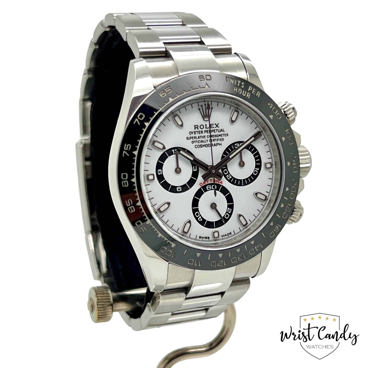 Rolex Daytona 116500LN (2018) - Wit wijzerplaat 40mm Staal (3/8)