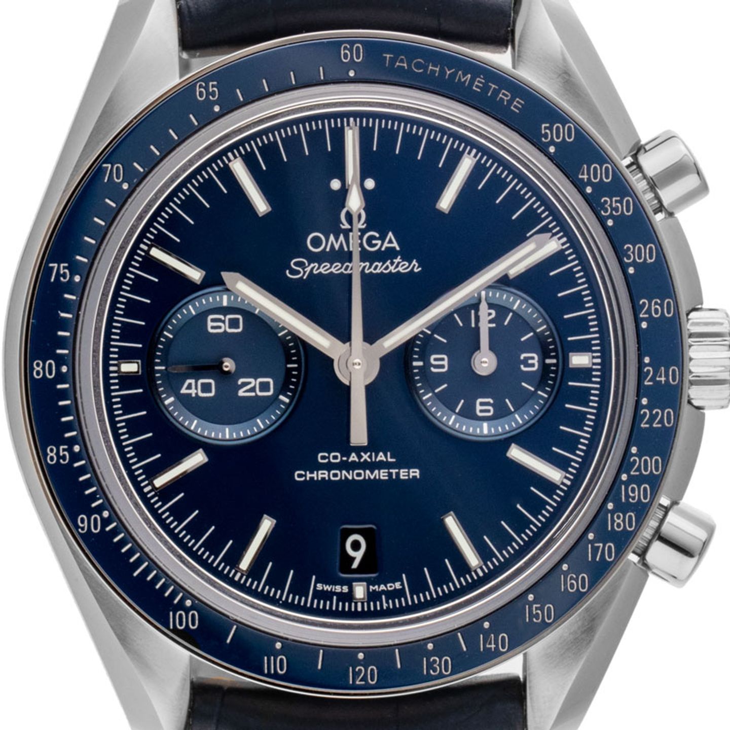 Omega Speedmaster 311.93.44.51.03.001 (2021) - Blue dial 44 mm Titanium case (1/7)