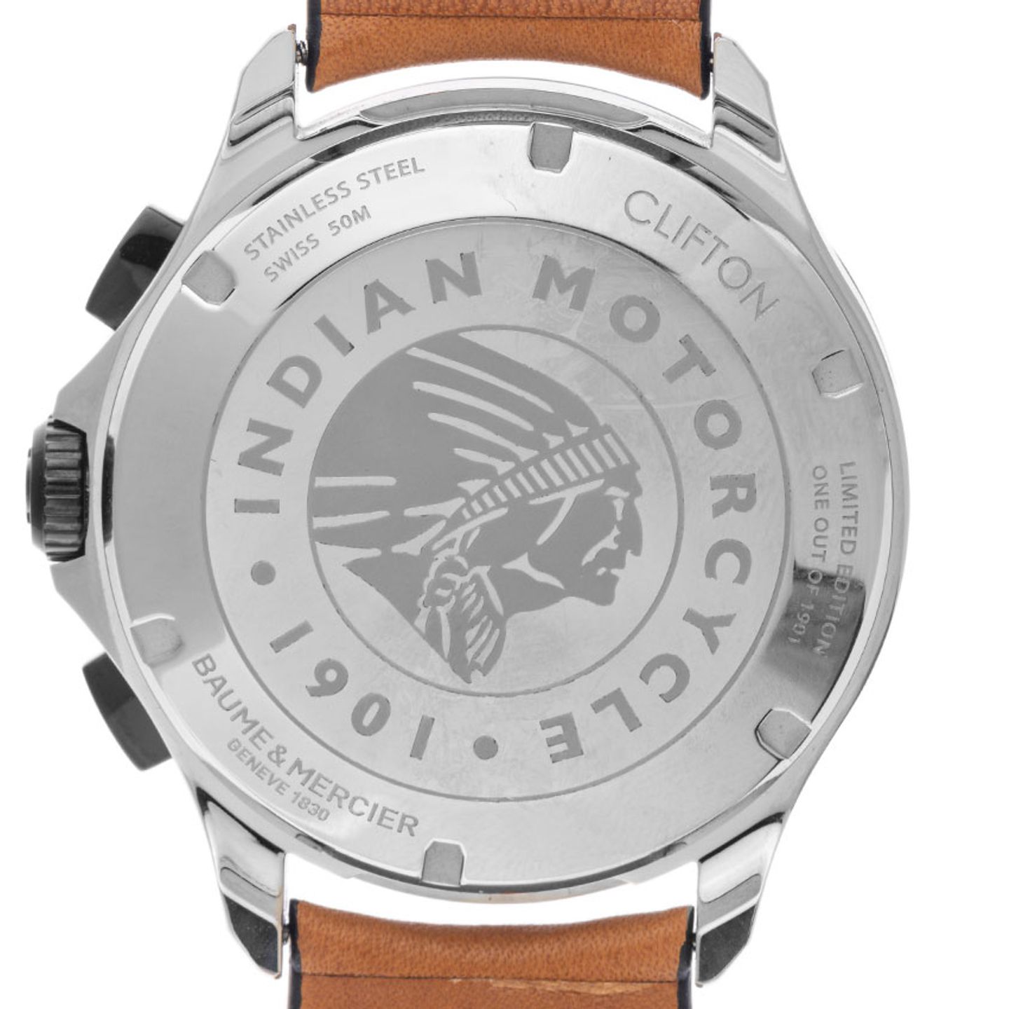 Baume & Mercier Clifton M0A10402 (2025) - Grijs wijzerplaat 44mm Staal (6/7)