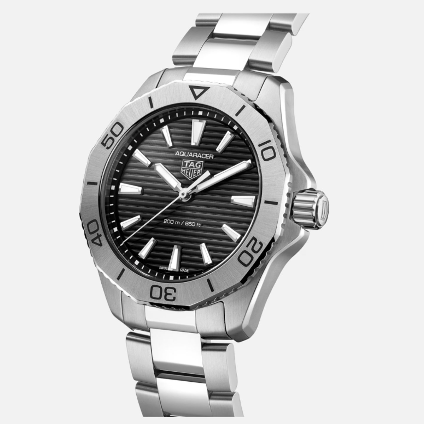 TAG Heuer Aquaracer WBP1110.BA0627 (2024) - Zwart wijzerplaat 40mm Staal (1/1)