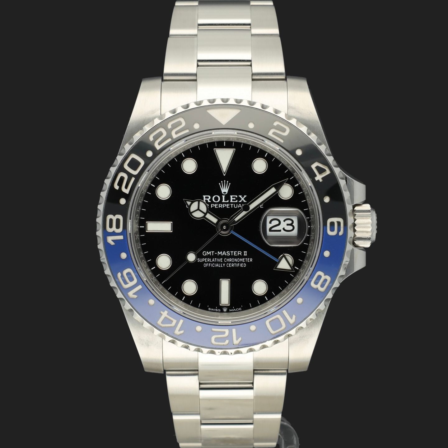 Rolex GMT-Master II 126710BLNR (2022) - Zwart wijzerplaat 40mm Staal (3/8)