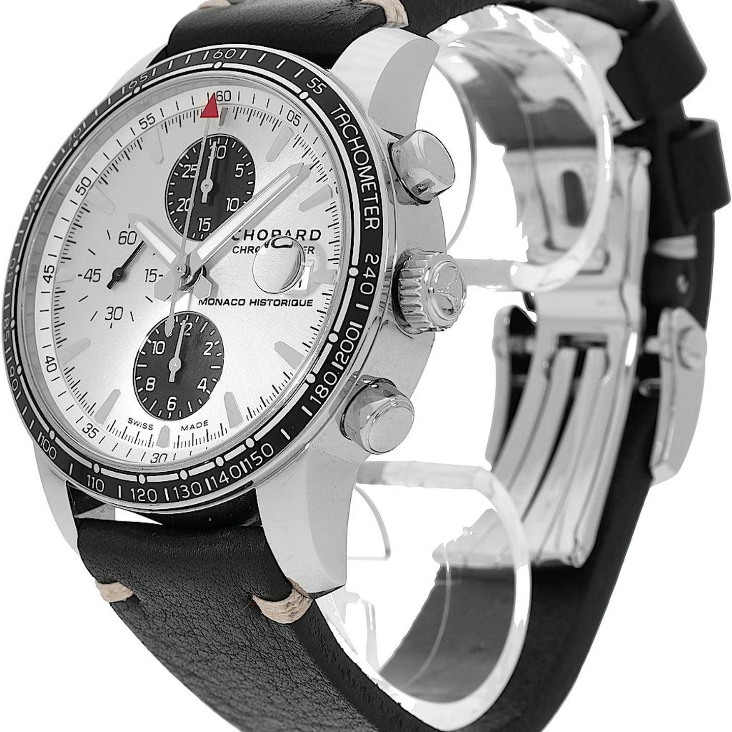 Chopard Grand Prix de Monaco Historique 168992-3012 (Unknown (random serial)) - Silver dial 42 mm Steel case (3/5)