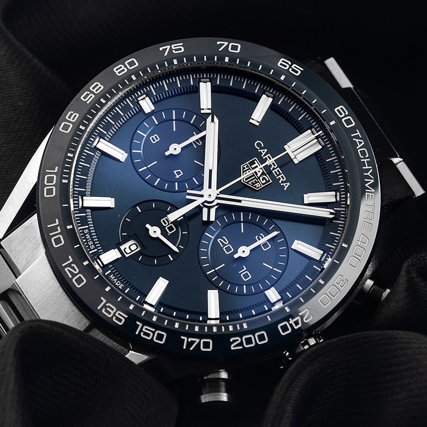 TAG Heuer Carrera CBN2A1A.BA0643 (2020) - Blue dial 44 mm Steel case (3/7)