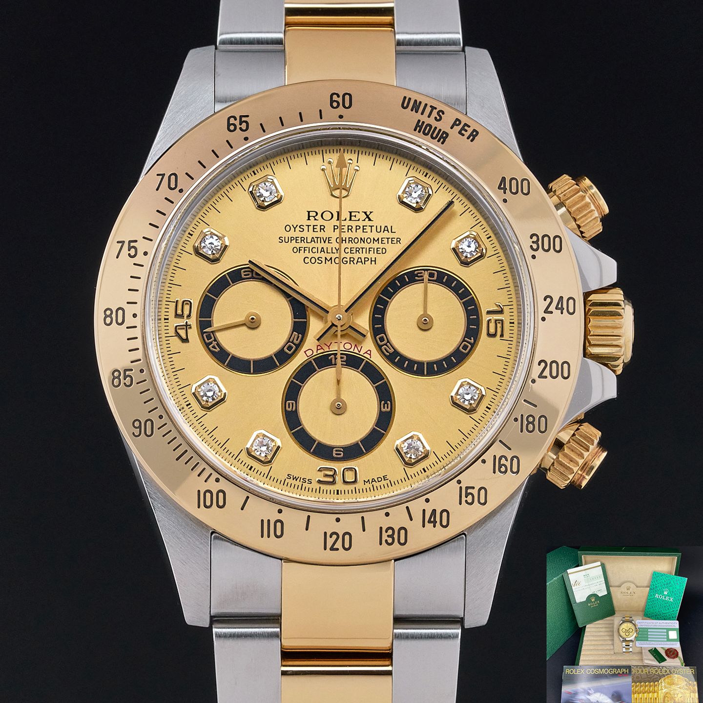 Rolex Daytona 16523 (1999) - 40 mm Gold/Steel case (1/7)