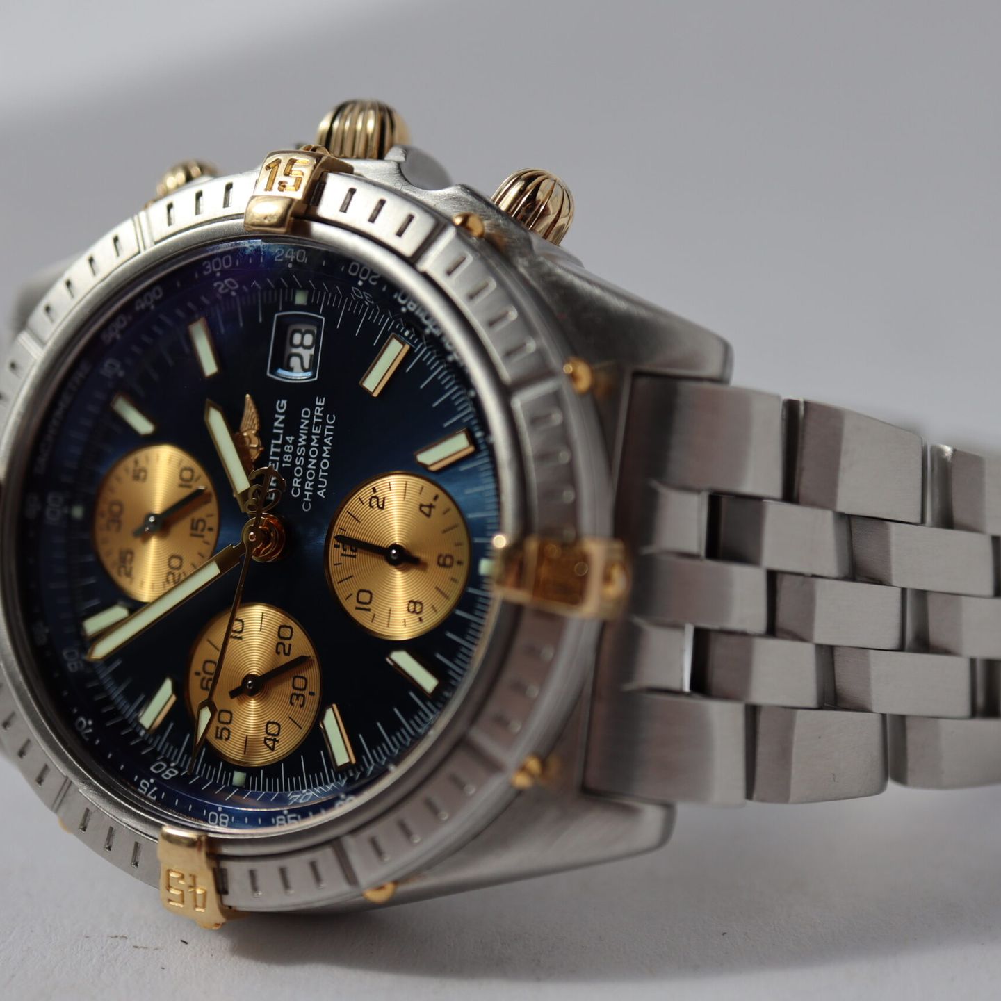Breitling Crosswind Chronograph B13355 (2003) - 43mm Staal (3/8)