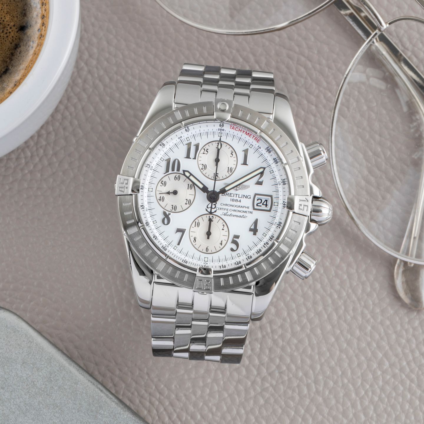 Breitling Chronomat Evolution A13356 (Unknown (random serial)) - 44 mm Steel case (1/8)