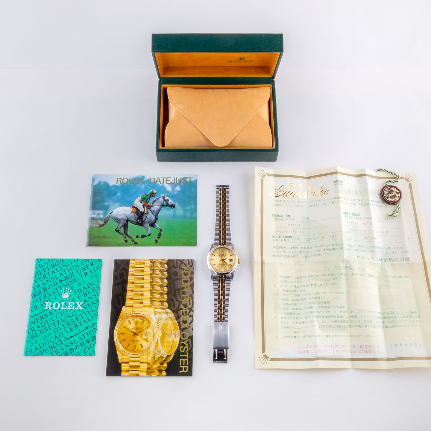 Rolex Datejust 36 16233 (1989) - 36 mm Gold/Steel case (8/8)