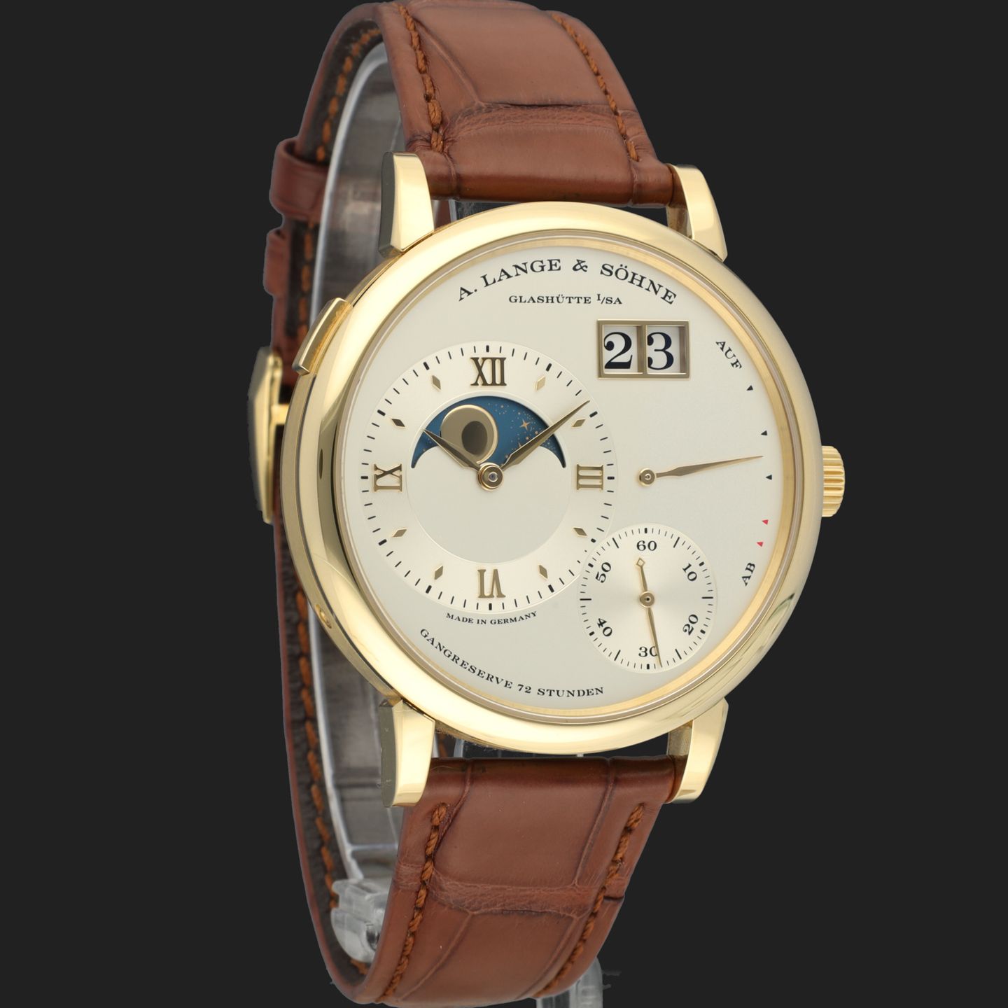A. Lange & Söhne Grand Lange 1 139.021 (2019) - Champagne dial 41 mm Yellow Gold case (4/8)
