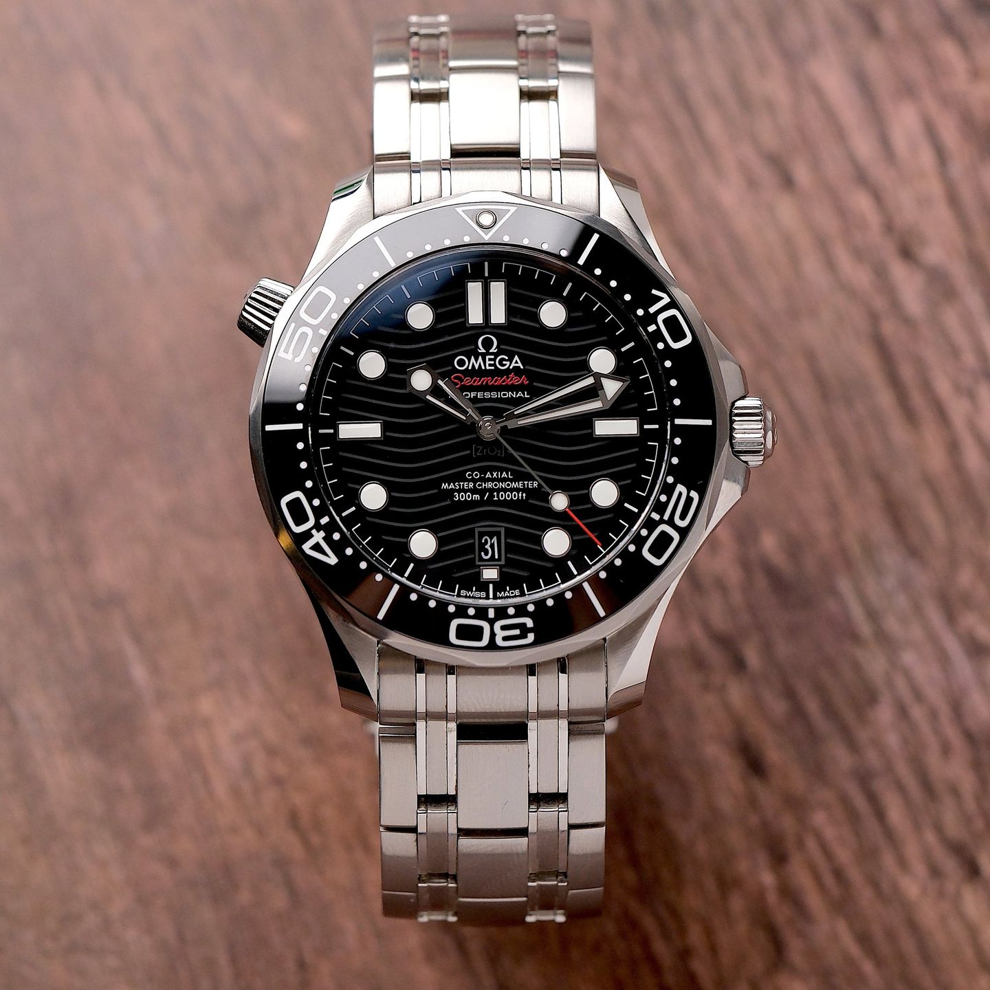 Omega Seamaster Diver 300 M 210.30.42.20.01.001 (1993) - Zwart wijzerplaat 42mm Staal (5/7)