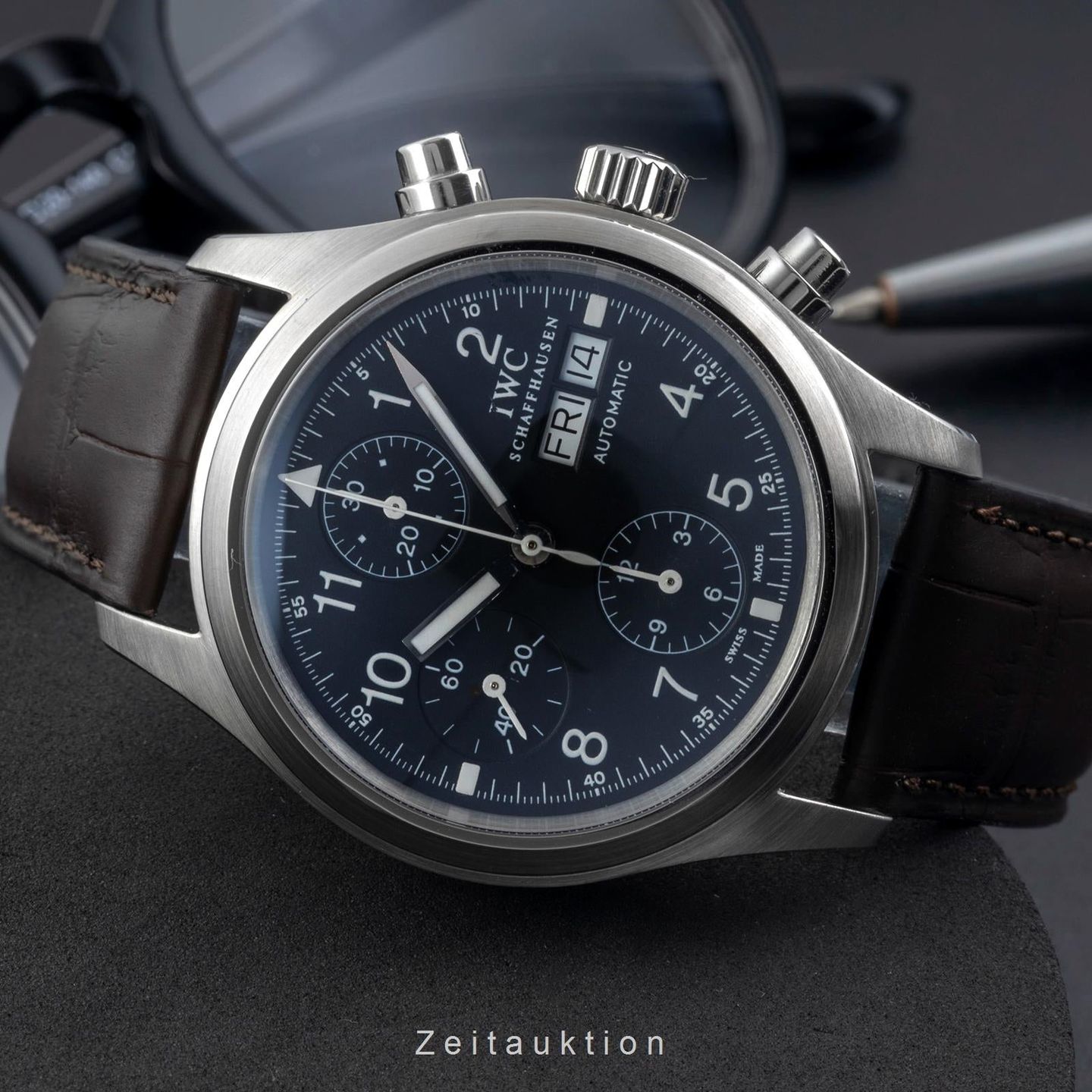 IWC Pilot Chronograph IW370603 (1998) - 39mm Staal (2/8)