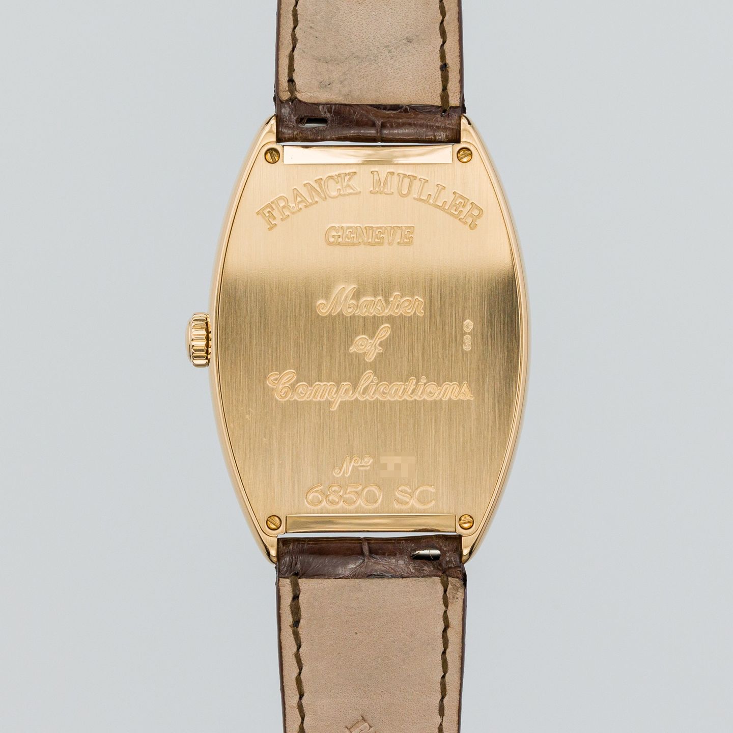 Franck Muller Casablanca 6850 Sc (Unknown (random serial)) - Silver dial 47 mm Rose Gold case (4/7)