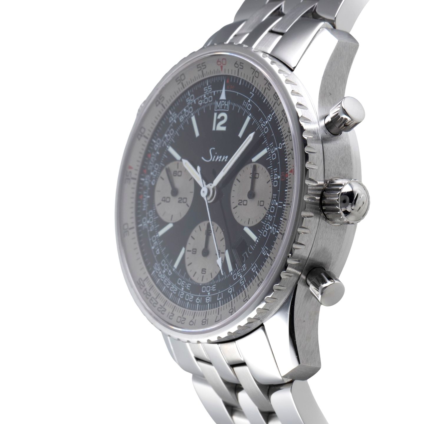 Sinn 903 903.040 (2021) - Zwart wijzerplaat 41mm Staal (6/8)