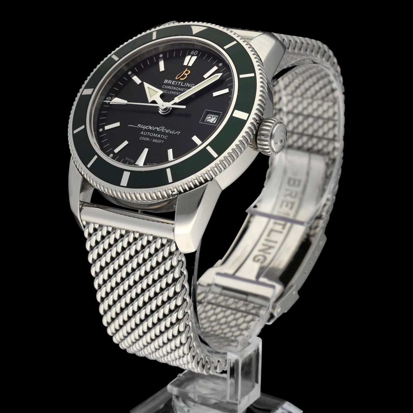 Breitling Superocean Heritage 42 A17321 (2013) - Zwart wijzerplaat 42mm Staal (5/8)
