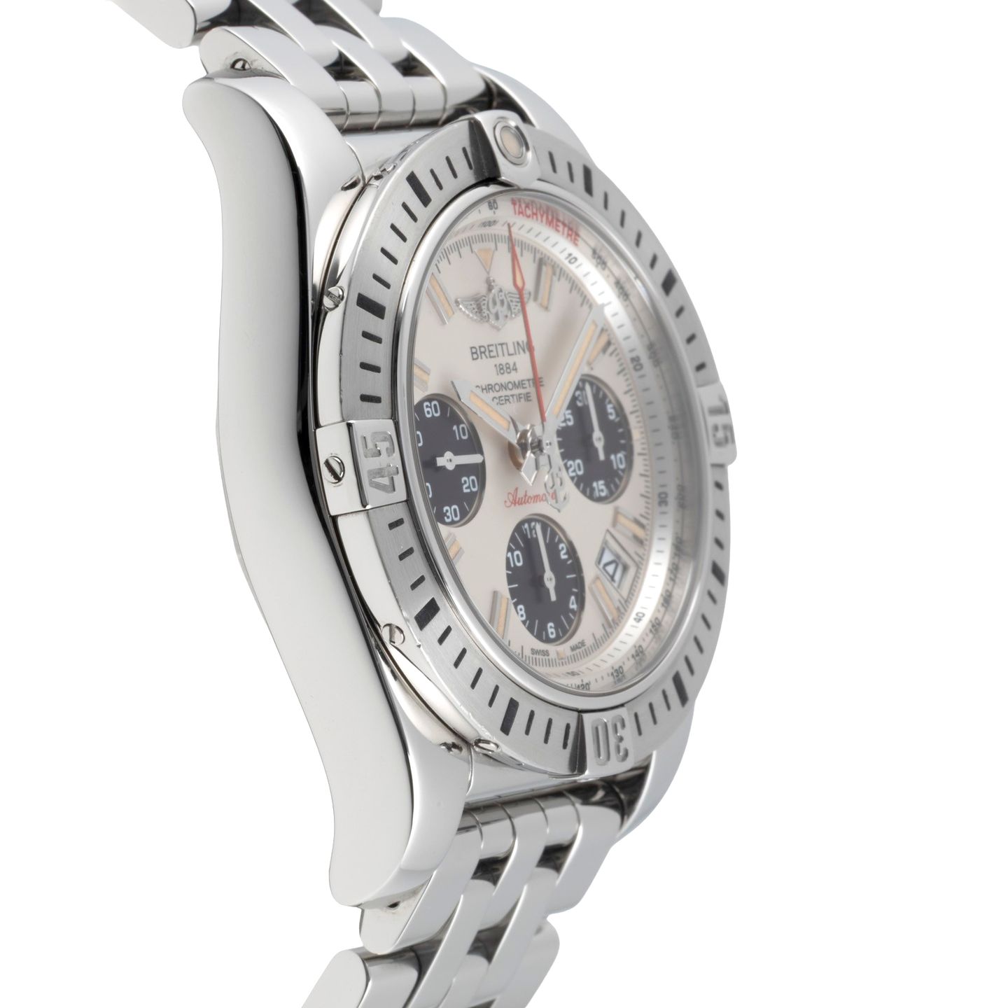 Breitling Chronomat 41 AB0144 (2014) - Zwart wijzerplaat 41mm Staal (7/8)