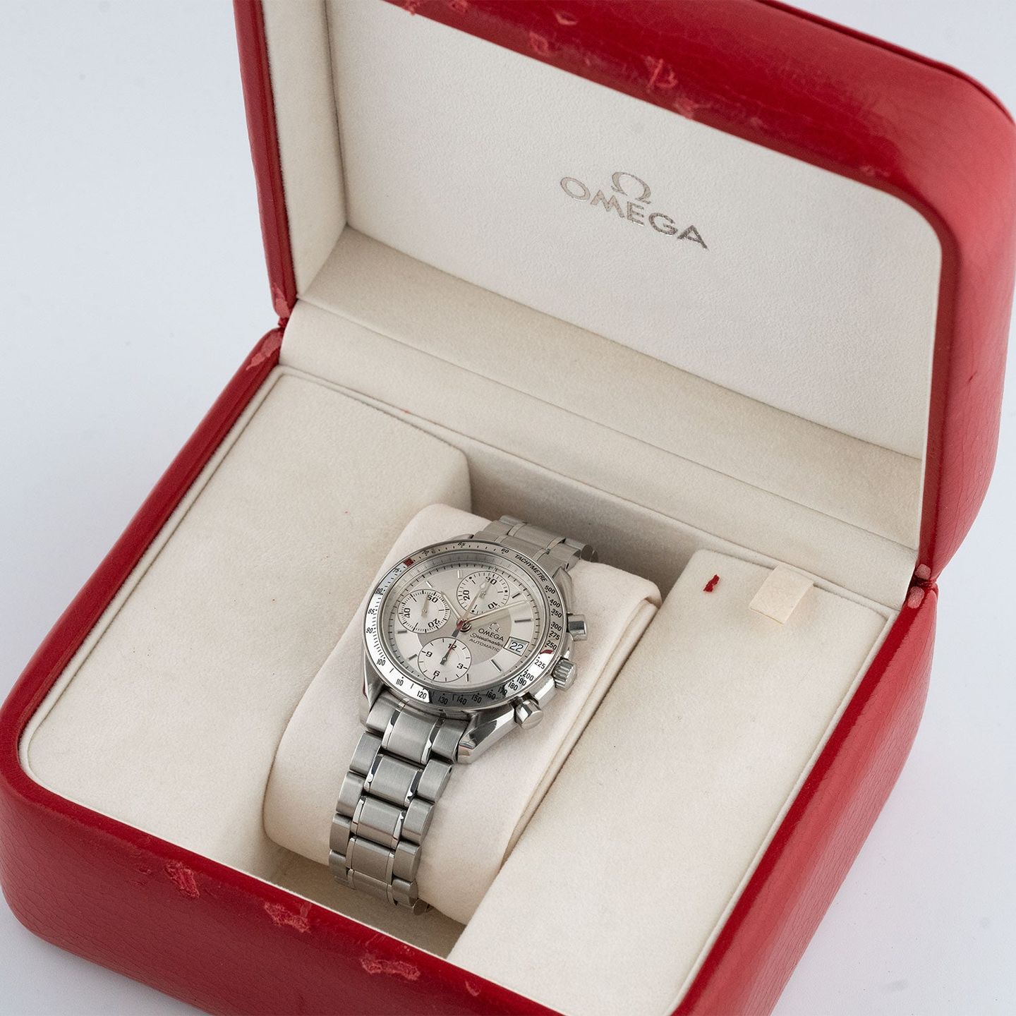 Omega Speedmaster Date 3513.30.00 (Onbekend (willekeurig serienummer)) - Zilver wijzerplaat 39mm Staal (6/6)