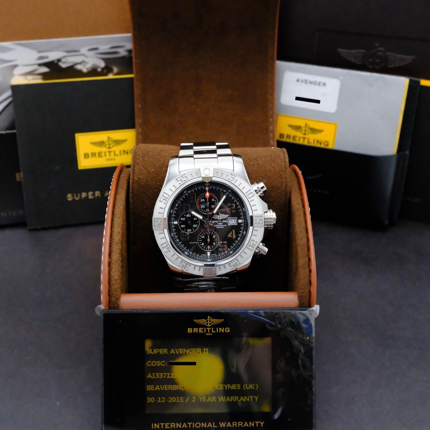 Breitling Super Avenger II A13371 (2015) - 48mm Staal (3/8)