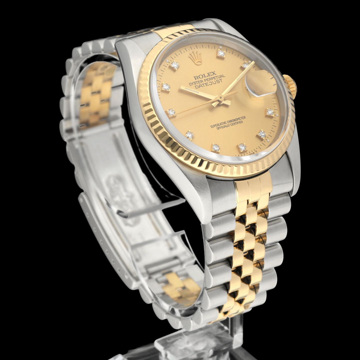 Rolex Datejust 36 16233G (1994) - 36mm Goud/Staal (4/8)