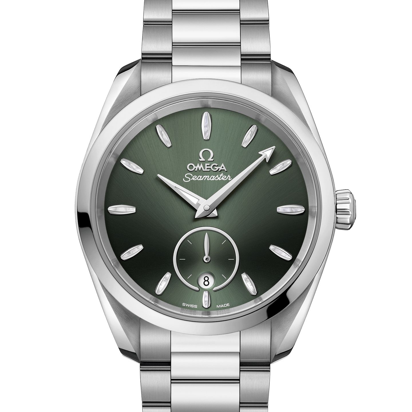 Omega Seamaster Aqua Terra 220.10.38.20.10.001 (2024) - Green dial 38 mm Steel case (1/8)