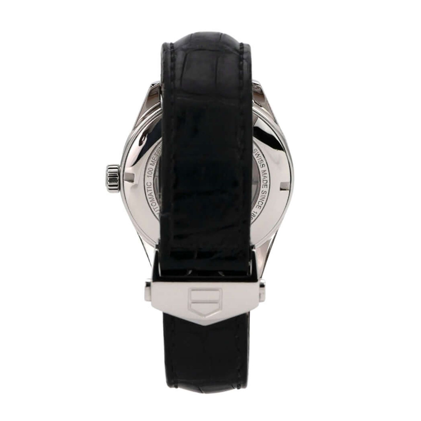 TAG Heuer Carrera Calibre 5 WAR201A.FC6266 (Onbekend (willekeurig serienummer)) - Zwart wijzerplaat 41mm Staal (8/8)