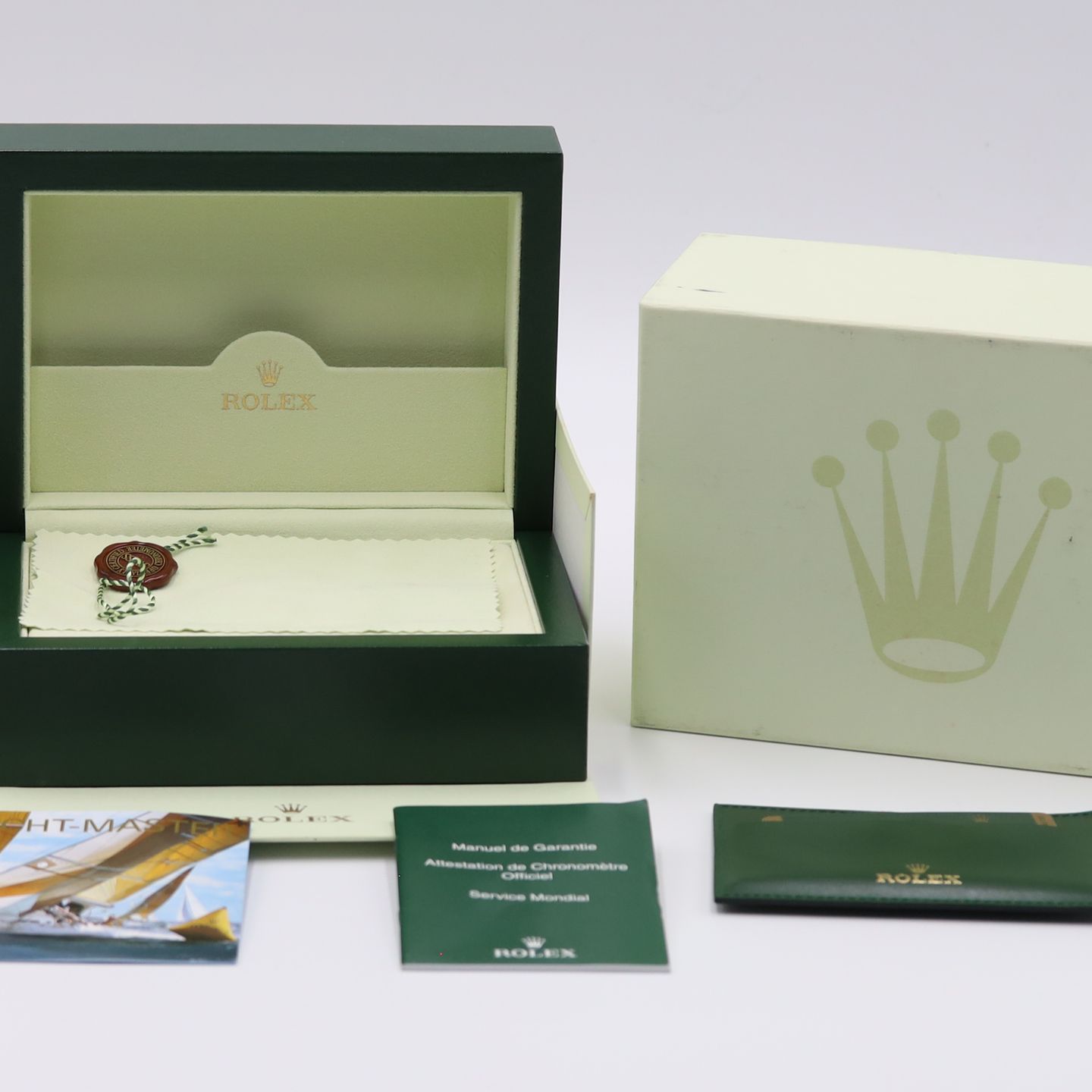 Rolex Yacht-Master 168622 (Onbekend (willekeurig serienummer)) - Grijs wijzerplaat 35mm Staal (8/8)