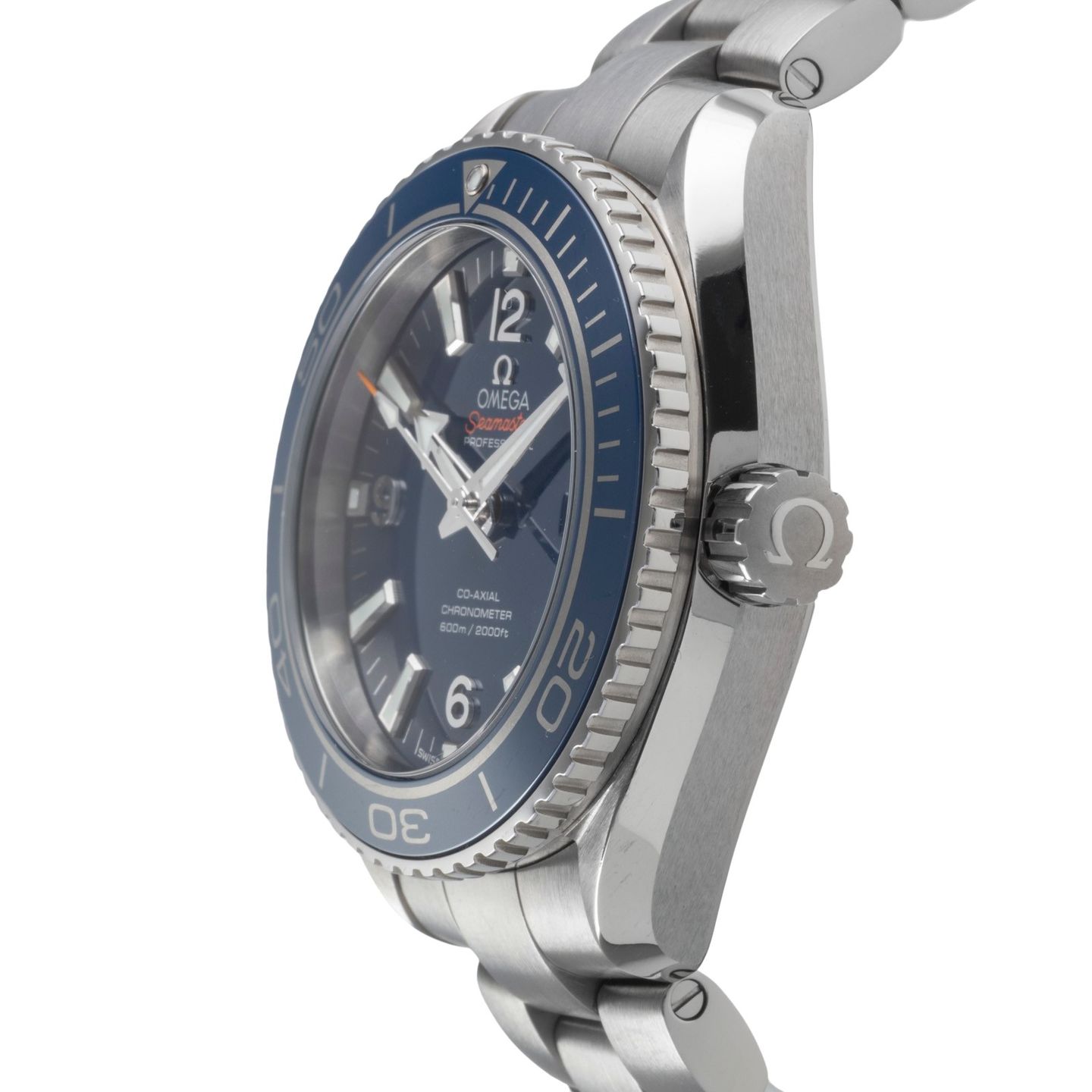 Omega Seamaster Planet Ocean 232.90.38.20.03.001 (2019) - Blue dial 38 mm Titanium case (6/8)