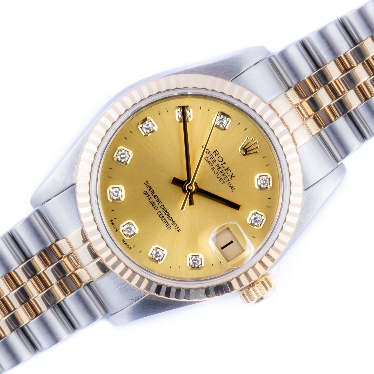 Rolex Datejust 31 68273 (1995) - 31mm Goud/Staal (1/8)