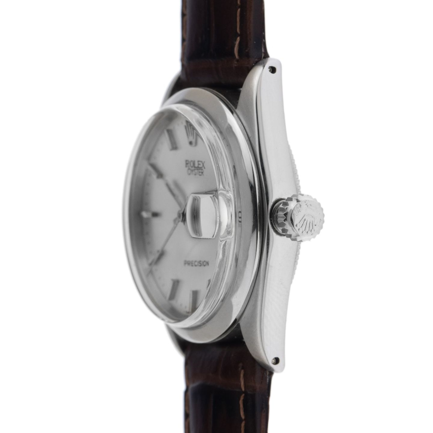 Rolex Oyster Precision 6466 (1973) - Silver dial 36 mm Steel case (4/8)