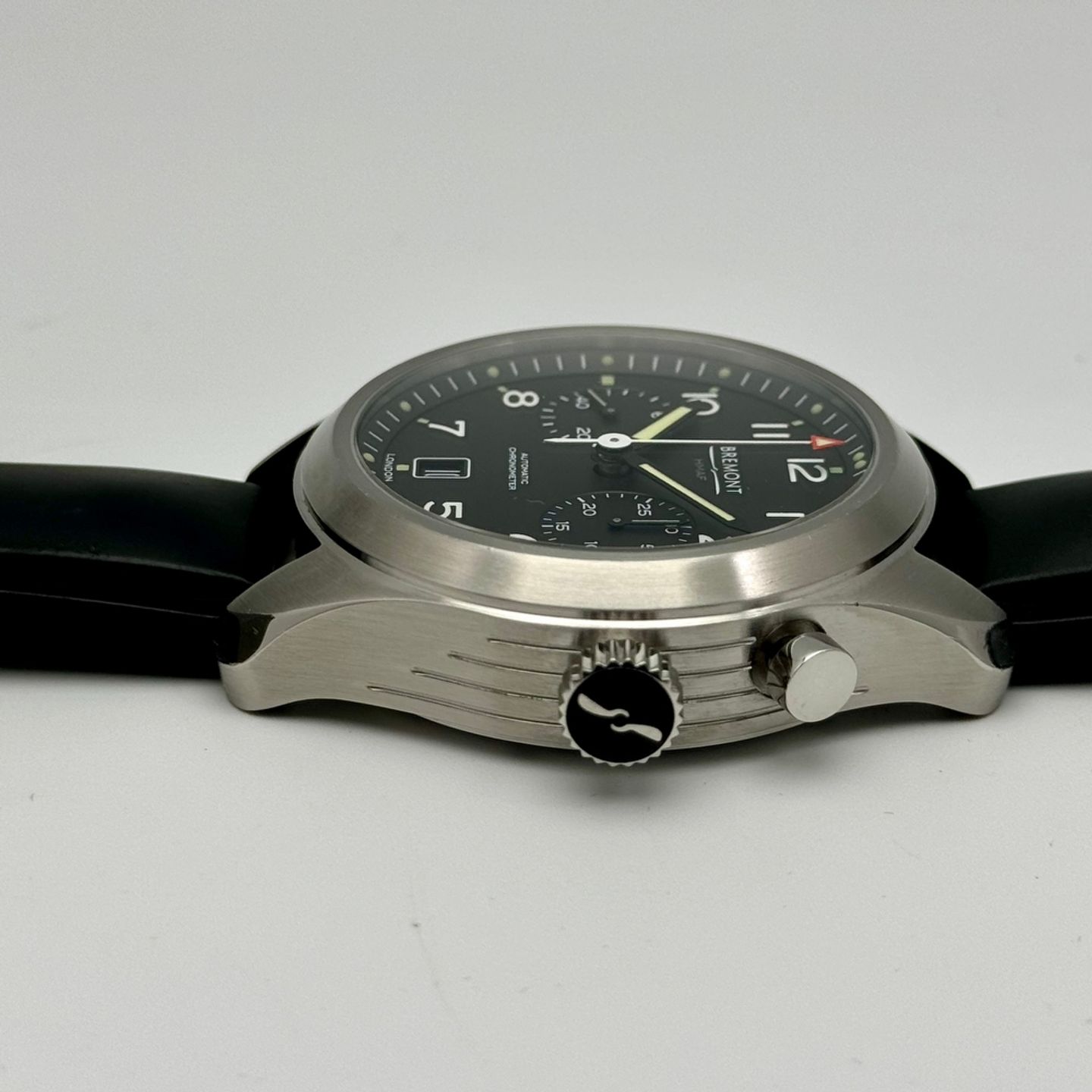 Bremont Unknown BR111 (Onbekend (willekeurig serienummer)) - Zwart wijzerplaat 42mm Staal (3/10)