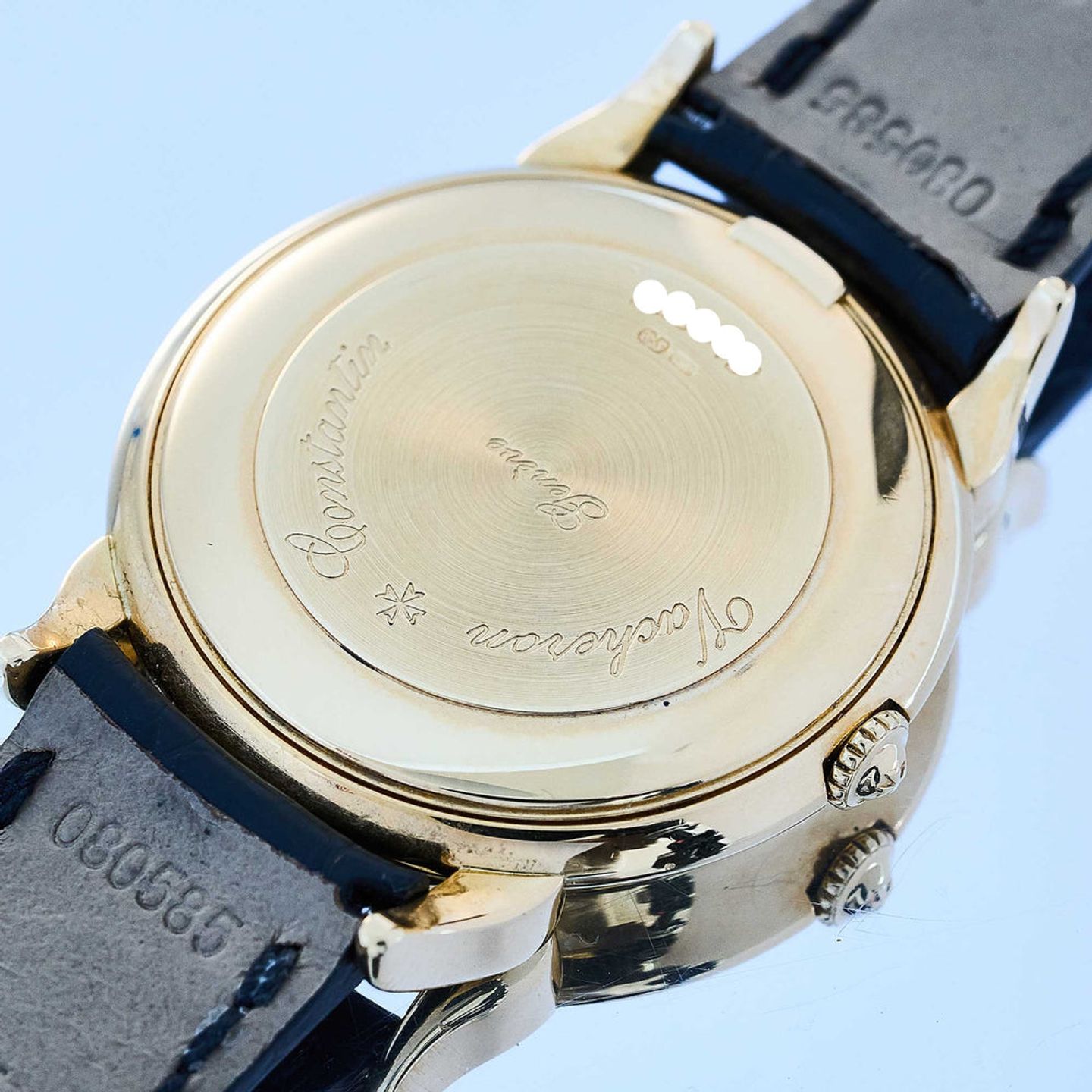 Vacheron Constantin Historiques 48003 (1999) - Silver dial 35 mm Yellow Gold case (5/8)