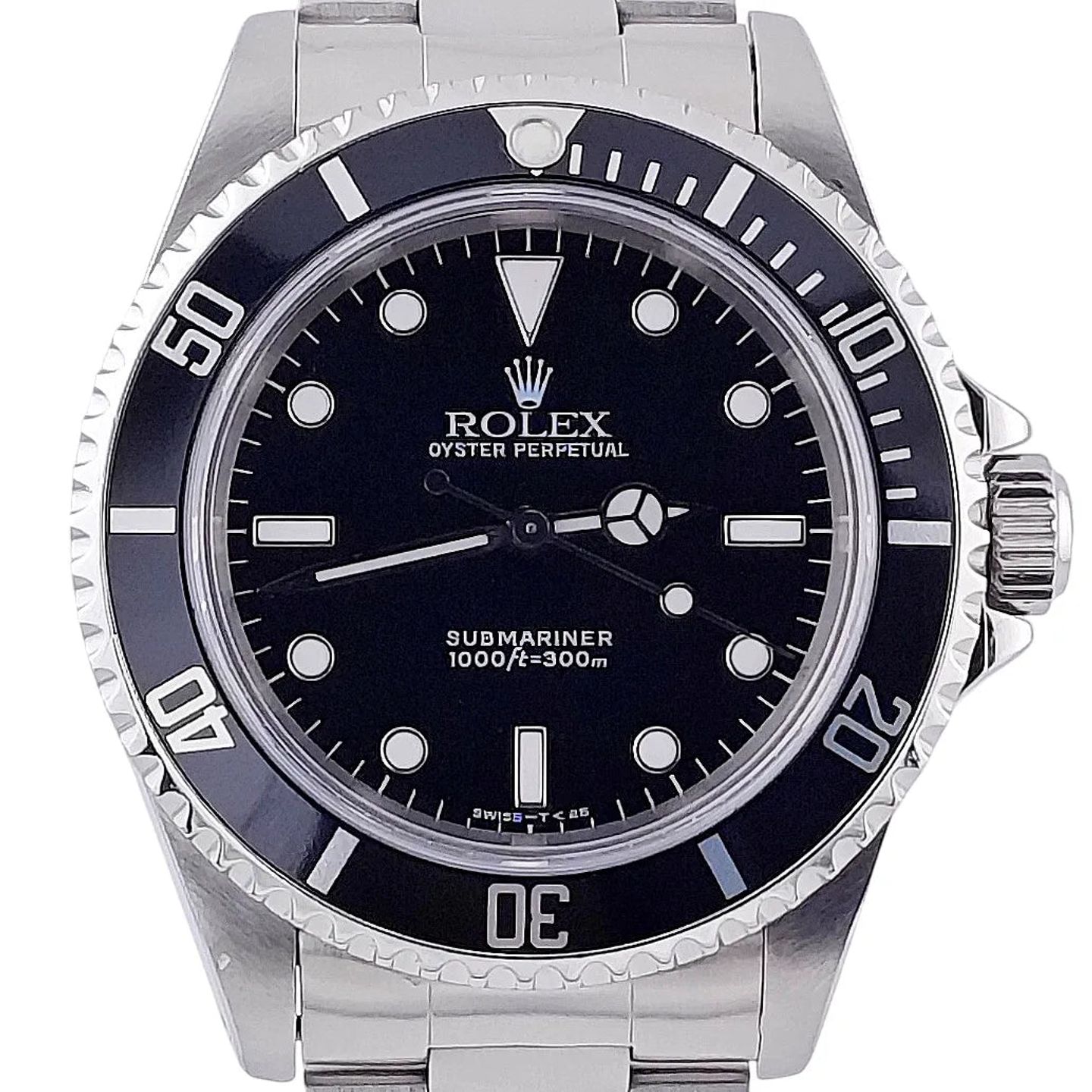 Rolex Submariner Date 16610 (Unknown (random serial)) - Black dial 40 mm Steel case (2/8)