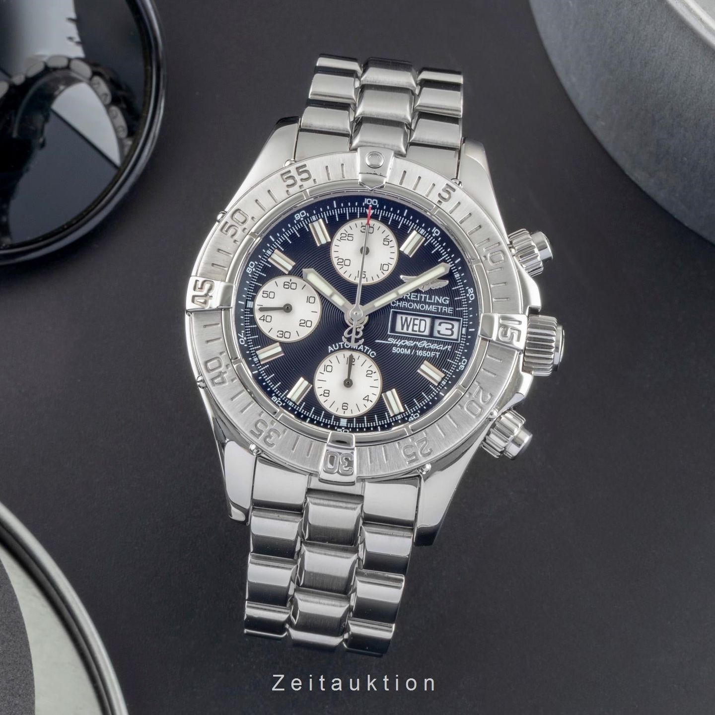 Breitling Superocean Chronograph II A13340 (2003) - 42mm Staal (3/8)