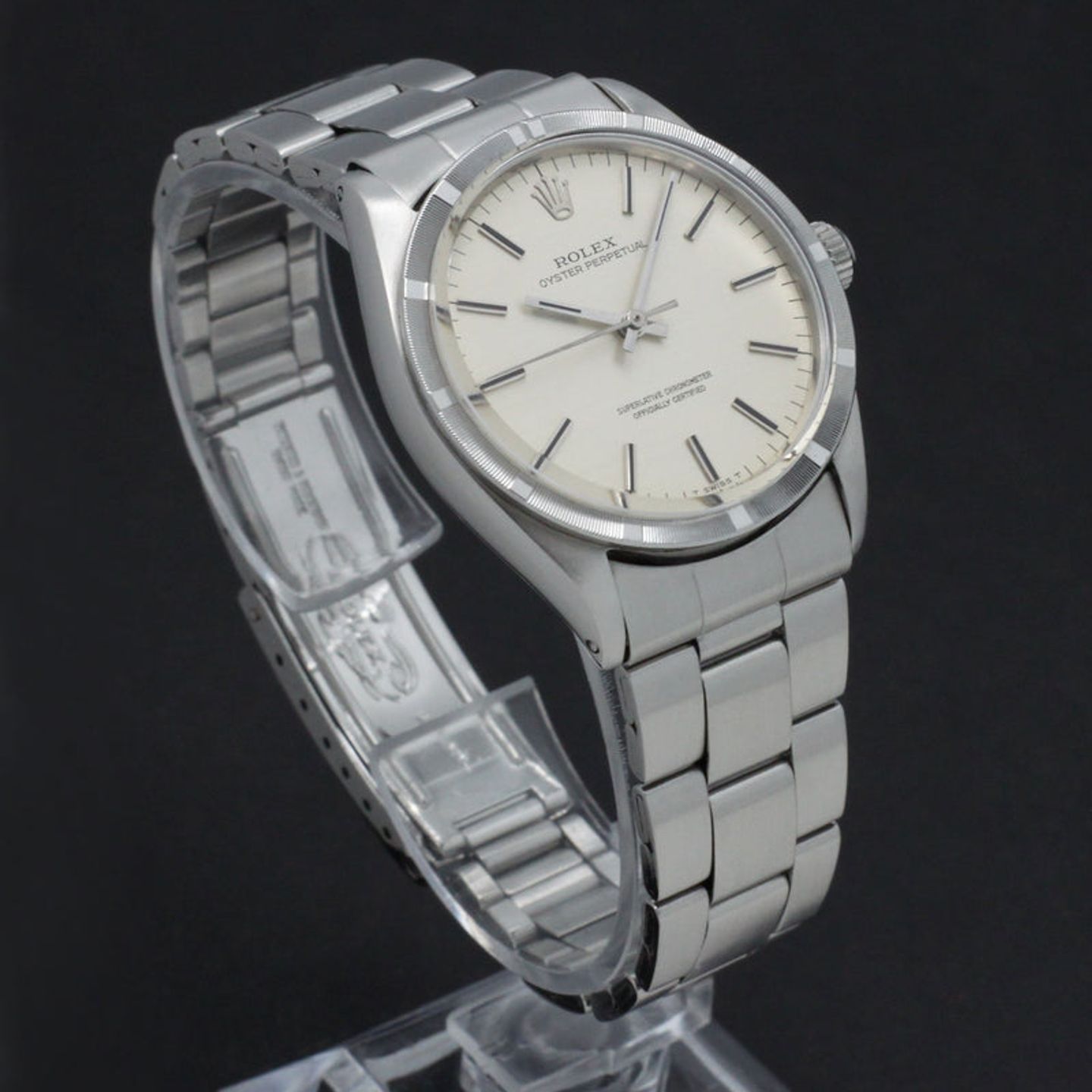Rolex Oyster Perpetual 1007 (1966) - Silver dial 34 mm Steel case (3/7)
