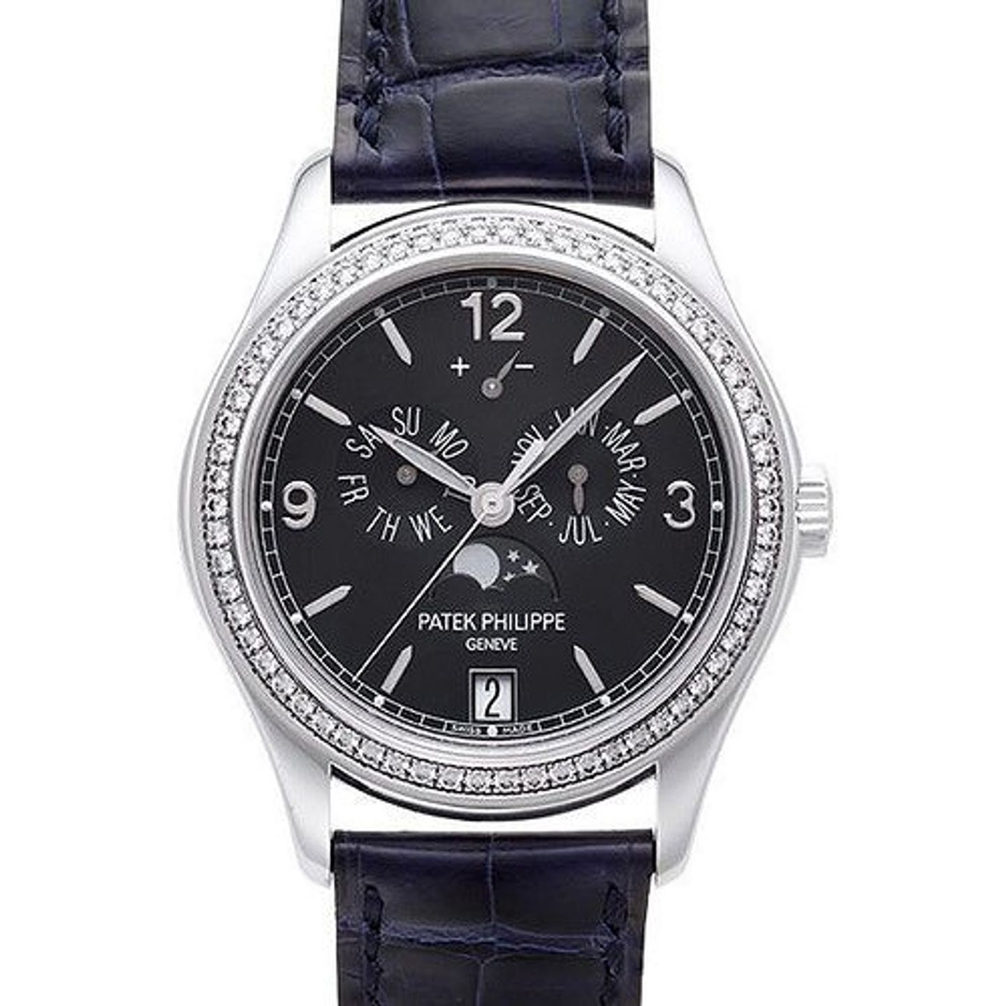 Patek Philippe Annual Calendar 5147G-001 (2022) - Blue dial 39 mm White Gold case (1/7)