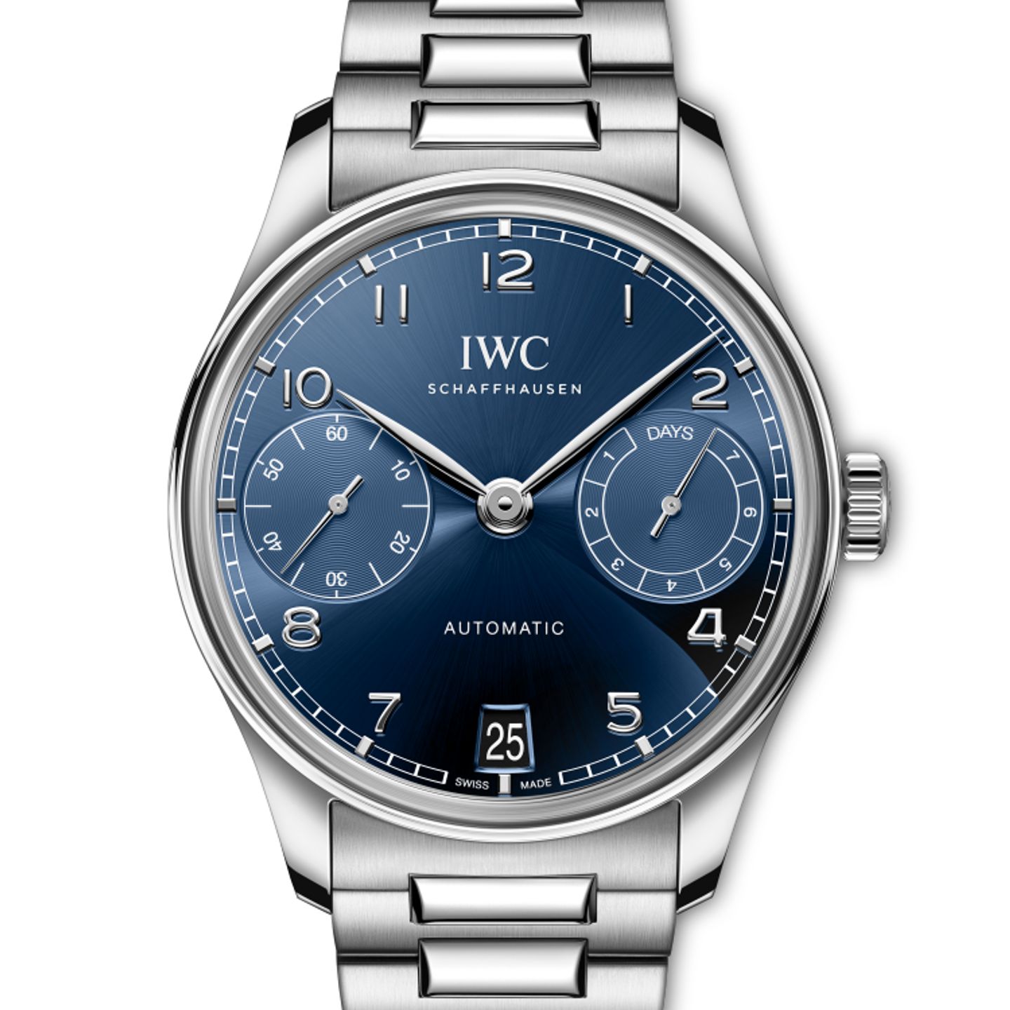 IWC Portuguese Automatic IW501704 (2024) - Blue dial 42 mm Steel case (1/1)